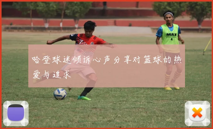 哈登球迷倾诉心声分享对篮球的热爱与追求